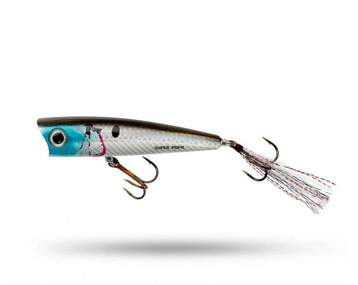 Rebel Premium Pop-R - Silver Shiner i gruppen Fiskedrag / Ytbeten och Poppers hos Örebro Fiske & Outdoor AB (P66-ZSS-Silver Shiner)